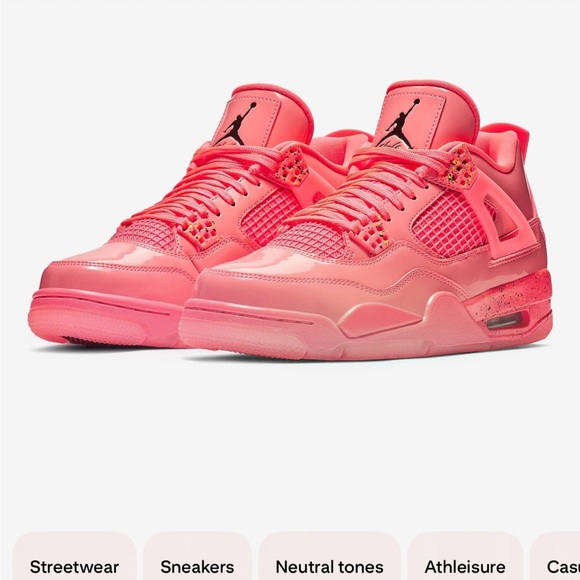 Air Jordan 4 Retro HOT PUNCH Size 8 Women’s RARE - Picture 2 of 10